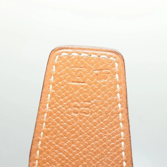 HERMES Constance H Belt Leather 31.1"" Black Auth ki5928 - Picture 10 of 10